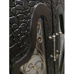 Двері вхідні Термоплюс, Еліт, 1400*2040, Праві, Vin, Dark Oak20 + патина чорна