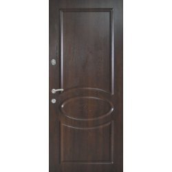 Вхідні двері 870 P128 Горіх темний