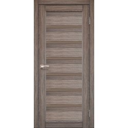 Porto Deluxe PD-01 Корфад Дуб Грей скло чорне